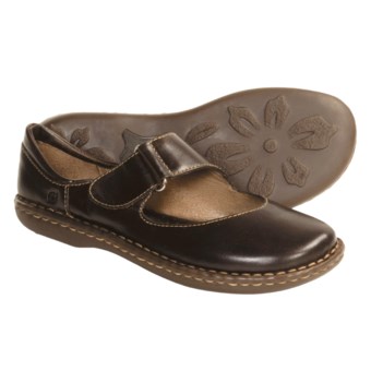 Born Bagely Shoes - Leather Mary Janes (For Women) in Hickory