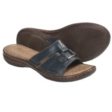 Born Beatrice Leather Sandals (For Women) in Navy Leather - Closeouts