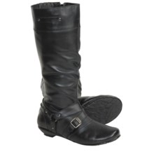 Born Cecelia Boots - Leather (For Women) in Black - Closeouts