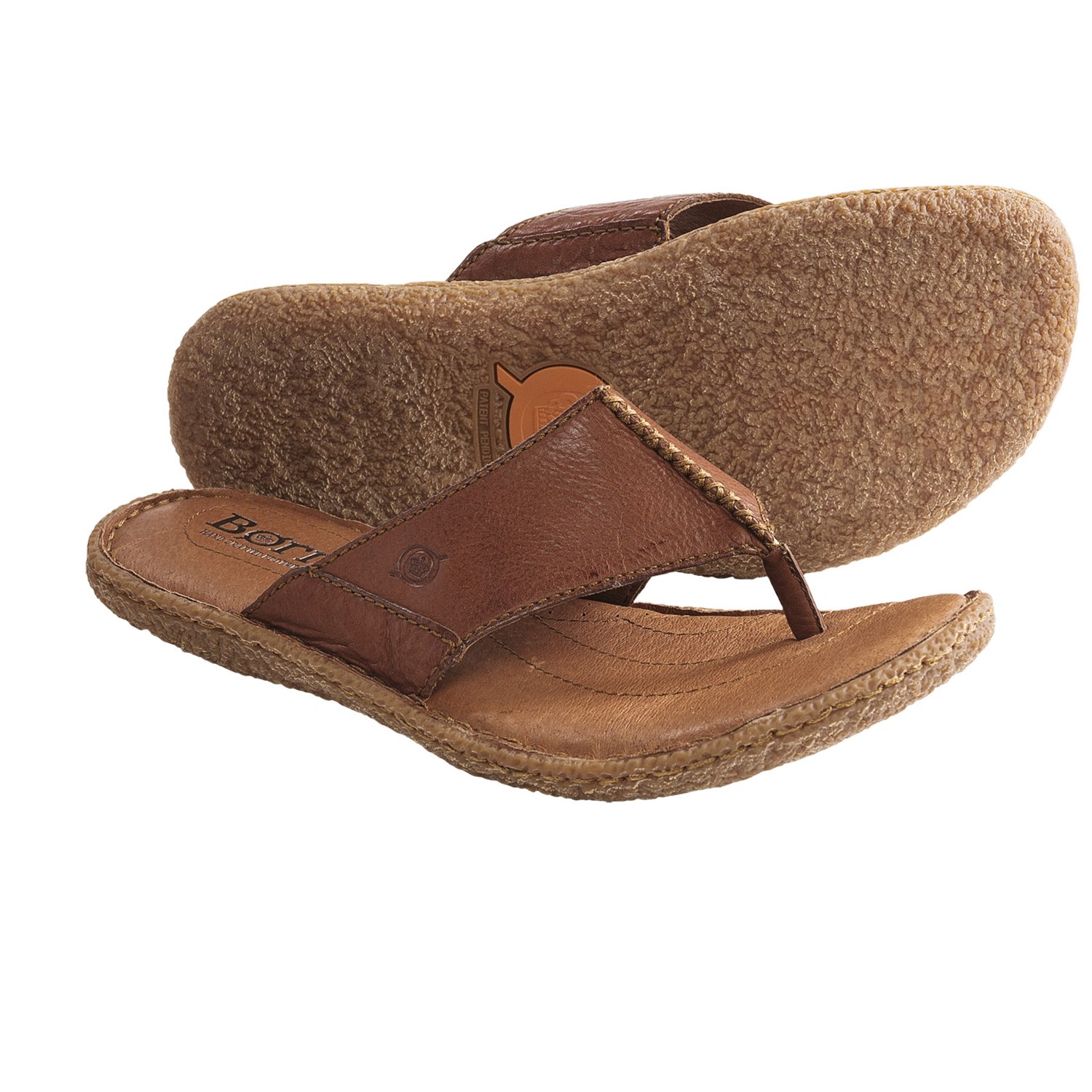 Born Griffith Thong Sandals (For Men) in Cymbal Full Grain