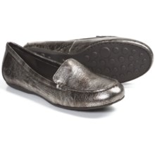 Born Joanie Shoes - Leather, Slip-Ons (For Women) in Dark Brown Metallic - Closeouts