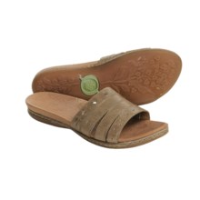 Born Laja Sandals - Leather Slides (For Women) in Nude - Closeouts