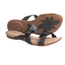 Born Mady Sandals - Leather (For Women) in Black Leather - Closeouts