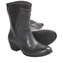 Born Mila Boots - Leather (For Women) in Charcoal - Closeouts