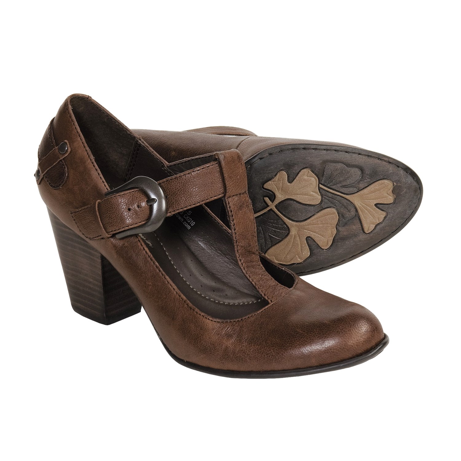 Download this Born Ofelia Bay Vintage Strap Shoes For Women Brown picture