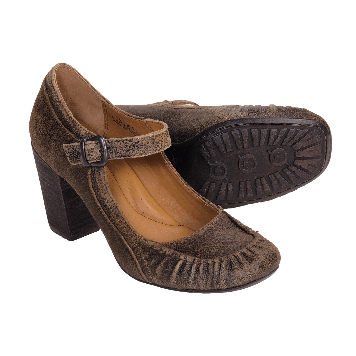 women's 67 leather (For for  Janes Rowena Women) women  slippers Save Shoes  Born  Leather  Mary