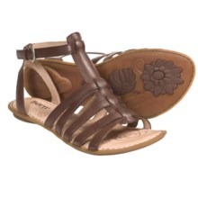 Born Saffron Gladiator Sandals - Leather (For Women) in Saddle Leather - Closeouts
