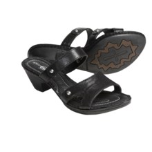Born Via Leather Sandals (For Women) in Black Printed Vegetable - Closeouts