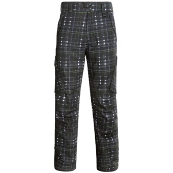 Boulder Gear Boulder Cargo Pants - Insulated (For Men) in Black Plaid