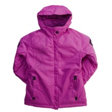 Boulder Gear Crystal Jacket - Insulated (For Girls) in Viola/Black - Closeouts