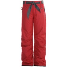 Boulder Gear Fly By Snow Pants - Insulated (For Girls) in Lipstick Red/Gray - Closeouts