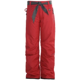 Boulder Gear Fly By Snow Pants - Insulated (For Girls) in Lipstick Red/Gray