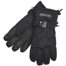 Boulder Gear Mogul II Gloves - Fleece Lined (For Kids) in Black - Closeouts