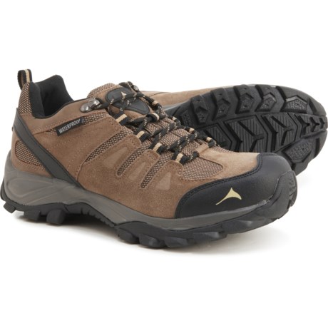 PACIFIC MOUNTAIN Boulder Low Hiking Shoes - Waterproof (For Men) - Cub/ Brown (9 )