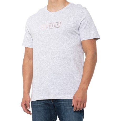 Happy Socks Boxed Logo Graphic T-Shirt - Short Sleeve (For Men) - 039 LIGHT HEATHER GREY (S )