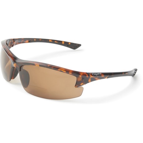 Coyote Eyewear BP-7 Bifocal Reading Sunglasses - Polarized, +2 (For Men) - TORTOISE/BROWN ( )
