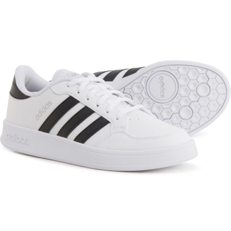 Adidas Breaknet Tennis Shoes (For Women) - WHITE BLACK (9 )