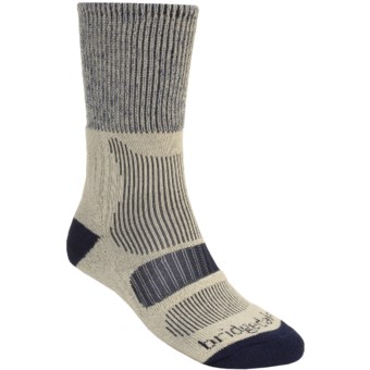 Bridgedale Active Light Hiker Socks - CoolMax® (For Men and Women) in Natural / Navy