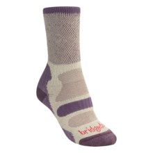 Bridgedale Active Light Hiker Socks - CoolMax® (For Women) in Natural/Purple - 2nds