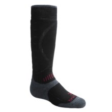 Bridgedale All-Mountain Ski Socks - Merino Wool (For Kids and Youth) in Black/Grey - 2nds