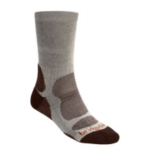 Bridgedale CoolMax® Crew Socks (For Men) in Nat/Dbrn - 2nds