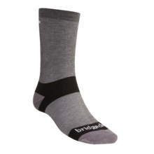 Bridgedale CoolMax® Liner Socks (For Men and Women) in Grey/Black - 2nds