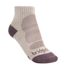 Bridgedale CoolMax® Lo Socks - Lightweight (For Women) in Natural/Purple - 2nds