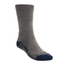 Bridgedale End Trail Socks - New Wool (For Men and Women) in Grey/Dark Blue - 2nds