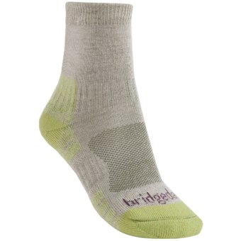 Bridgedale Endurance Trail Socks  (For Women) in Natural/Lime