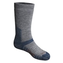 Bridgedale Extreme Hiking Socks - Merino Wool (For Men and Women) in Grey / Dark Blue - 2nds
