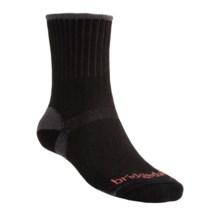 Bridgedale Hiker Socks - Midweight (For Men and Women) in Black/Charcoal - 2nds