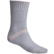 Bridgedale Hiker Socks - Midweight (For Men and Women) in Grey/Pink - 2nds