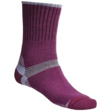 Bridgedale Hiker Socks - Midweight (For Men and Women) in Magenta/Lilac - 2nds