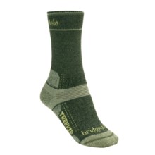Bridgedale Hiking Socks - Wool (For Women) in Dark Green / Light Olive - 2nds
