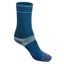Bridgedale Hiking Socks - Wool (For Women) in Medium Blue/Light Grey - 2nds