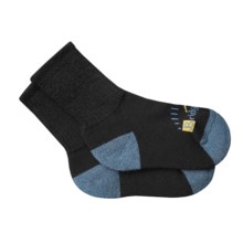Bridgedale Junior Hiker Socks (For Kids) in Black / Blue - 2nds