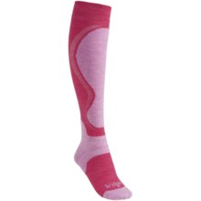 Bridgedale Merino Wool Ski Socks - Lightweight (For Women) in Raspberry/Pink - 2nds