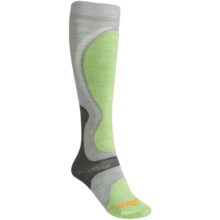 Bridgedale Precision Ski Socks - Merino Wool (For Women) in Spring Green - 2nds