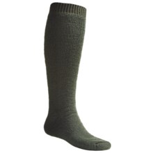 Bridgedale Premium Explorer Wool Hiking Knee Socks (For Men and Women) in Dark Olive - 2nds