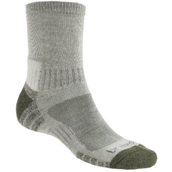 Bridgedale Trail Light Socks (For Men and Women) in Stone/Green