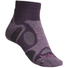 Bridgedale Trailblaze Lo Socks - Merino Wool, Ankle, Midweight (For Women) in Plum - 2nds