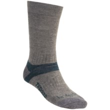 Bridgedale Trekking Socks - New Wool Blend, Midweight (For Men) in Grey/Dark Teal - 2nds
