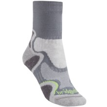 Bridgedale X-Hale Light Hiker Socks (For Women) in Grey/Jade - 2nds