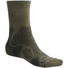 Bridgedale X-Hale Trailblaze Socks - Merino Wool, Crew (For Men) in Dark Sage - 2nds