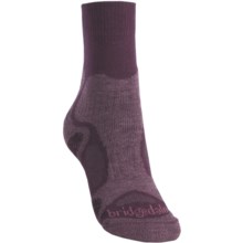 Bridgedale X-Hale Trailblaze Socks - Merino Wool, Crew (For Women) in Purple/Dark Purple - 2nds