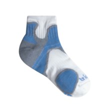 Bridgedale Xhale Speed Diva Socks (For Women) in White /Bright Blue / Grey - 2nds