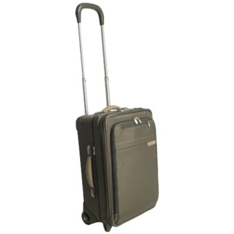 Briggs & Riley U-Zip Expandable Upright Wheeled Suitcase - 20”, Carry-On in Olive