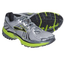 Brooks Adrenaline GTS 12 Running Shoes (For Men) in White/Pavement/Lime Green/Metallic Silver/Black - Closeouts