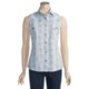Brooks & Dunn by Panhandle Slim Reverse Print Shirt - Scroll Stripe, Sleeveless (For Women)