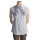 Brooks & Dunn by Panhandle Slim Western Shirt - Fine Line Stripe, Sleeveless (For Women)